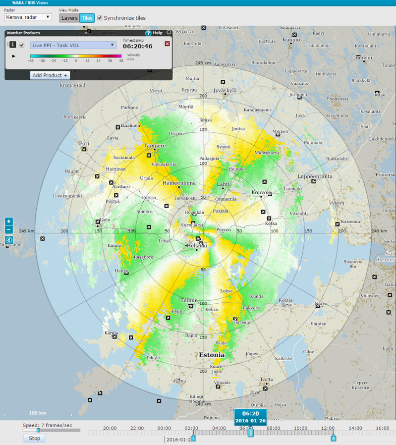 Vaisala Dopller Data