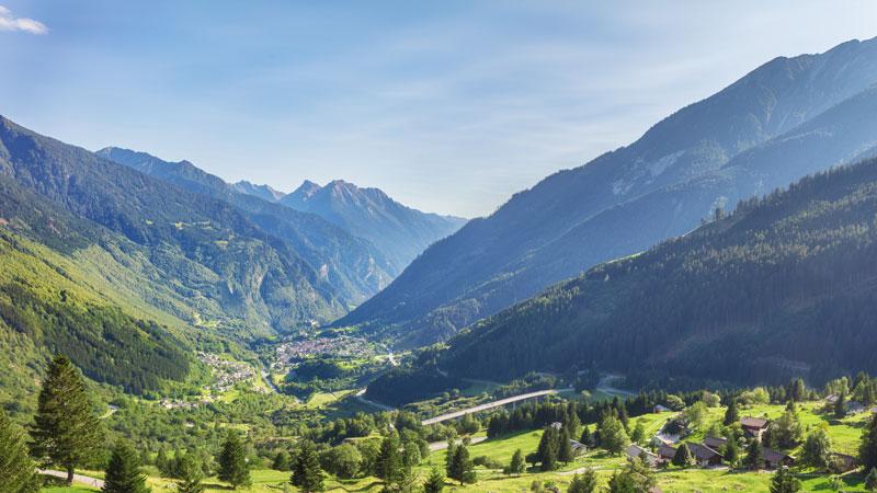 Alpine valley