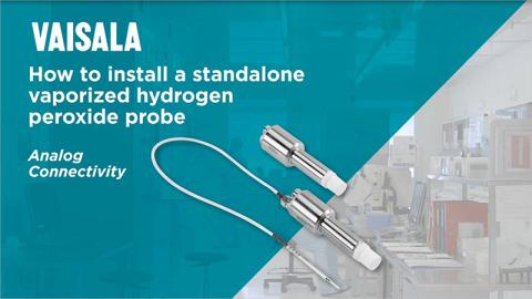 Connexion analogique des capteurs de vapeur de peroxyde d'hydrogène