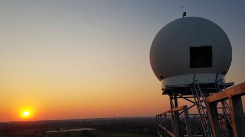 Vaisala's X-band Weather Radar WRS400 in Italy