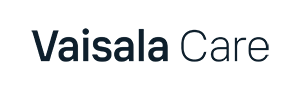Vaisala Care logo in blue.
