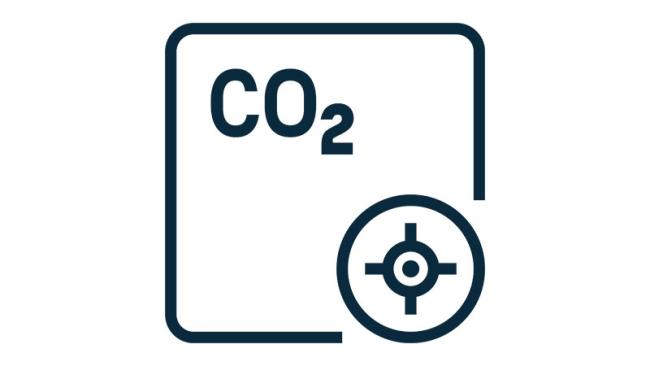 Pictogram: carbon dioxide calibration