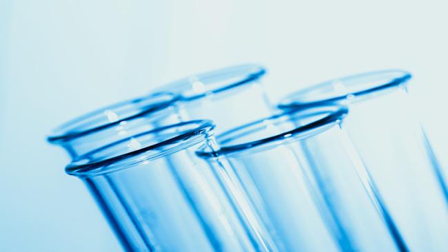 Pharmaceuticals test tubes
