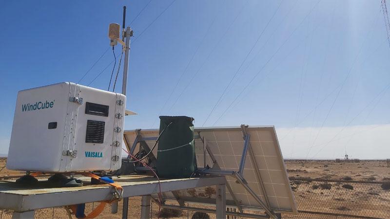 WindCube in the moroccan desert