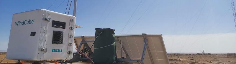 WindCube 2.1 in Moroccan desert