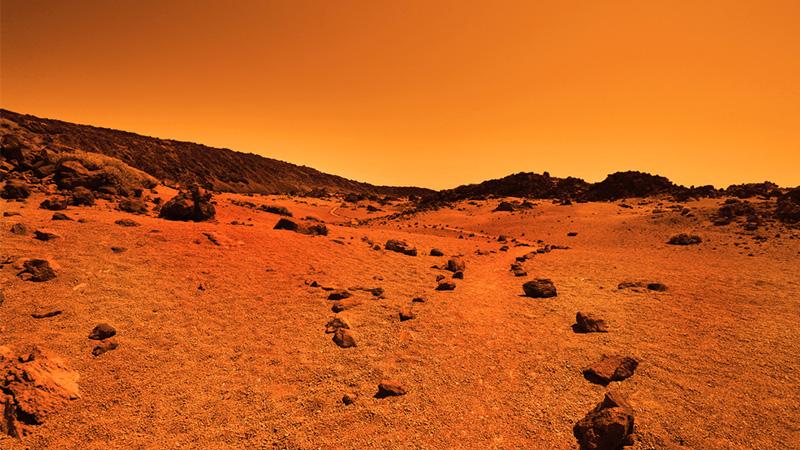 Mars the red planet